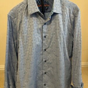 Robert Graham Light Blue Dress Shirt